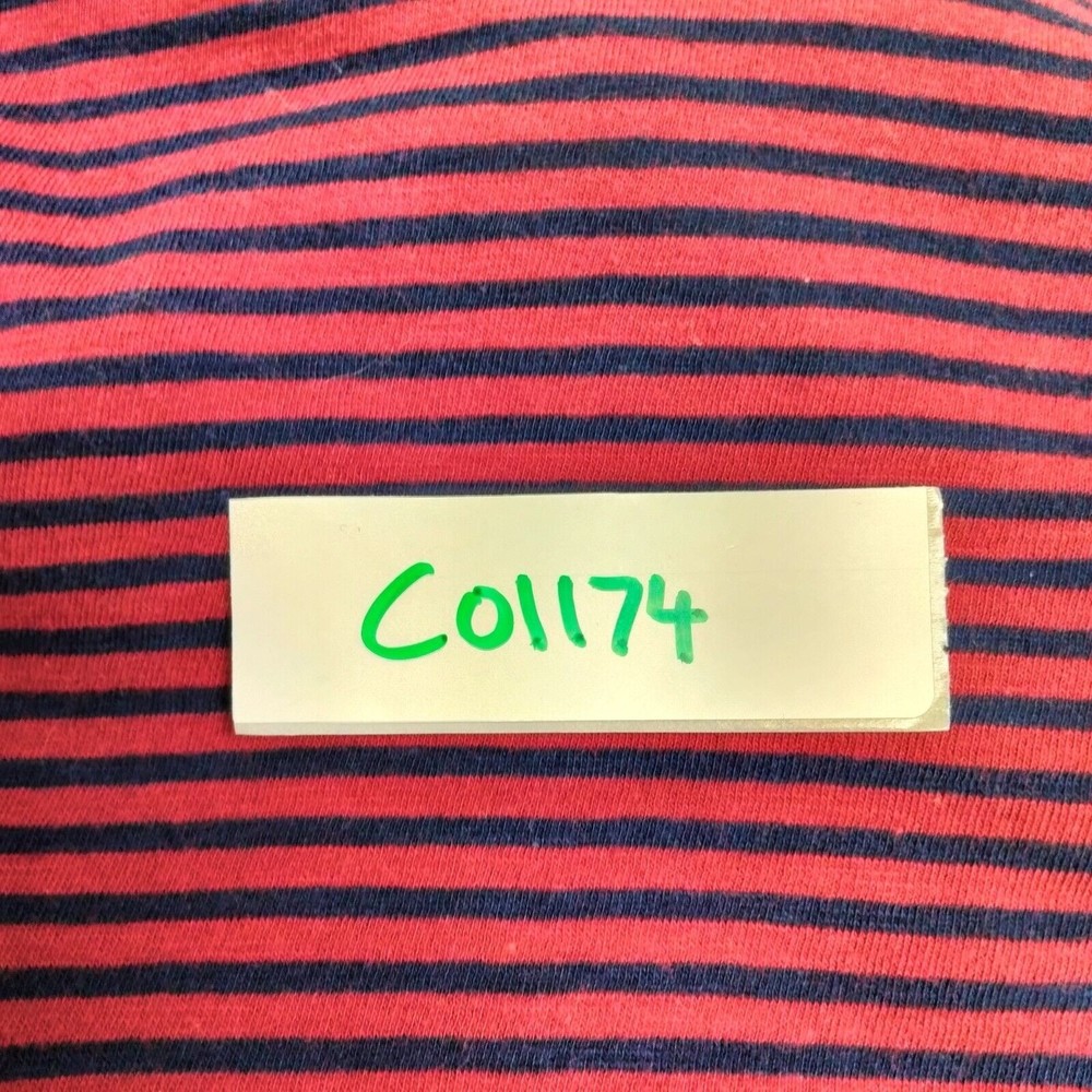 Madewell Turtleneck Top Womens Size XL Blue Red Striped Casual Long Sleeve - Picture 12 of 12